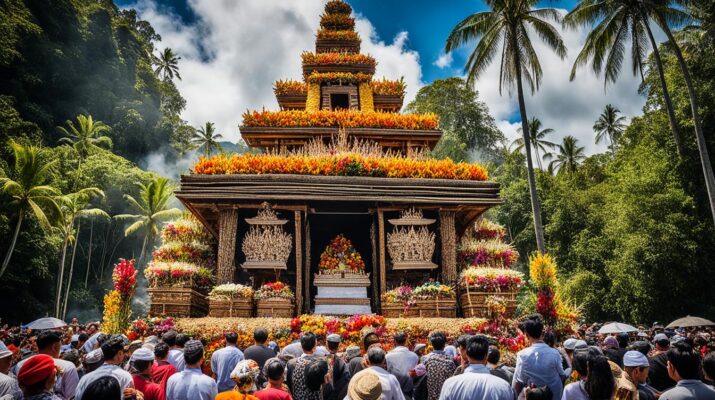 Adat Ngaben upacara kremasi Bali