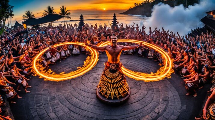 Budaya Bali dengan tari Kecak